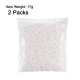 uxcell 2 Packs 0.3" White Polystyrene Foam Ball Beads Round for the Arts, DIY Crafts, Party Decorations, Fillings of Vase Pillow - Retail: $9