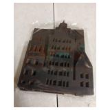 Geelin 6 Pcs Skyscraper Party Decorations Hero Party Decorations New York City Wood NYC Centerpieces City Skyline Building Decor for Comic Birthday Favors Supplies(Hollow Style,Black) - Retail: $19