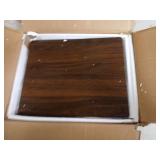 JOONEE Nightstand,Modern Bedside Table with Storage Drawer and Open Wood Shelf, for Living Room, Bedroom and Small Spaces, Accent Night Stand with Solid Wood Legs, Easy Assembly,Walnut Brown - Retail: