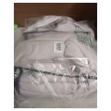 94 Inch Natural Blackout Linen Curtains 2 Panels Set for Bedroom Living Nursery Neutral Pinch Pleated 100% Black Out Thermal Insulated Cream Ivory Curtain for Energy Efficient Pinch Pleat Drape 40x94 