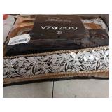 Gold Black Velvet Curtains for Living Room 84 Inches 2 Panels Set Window Treatment Vintage Curtain Embroidered Floral Drapes Retro Blackout Curtains - Retail: $45