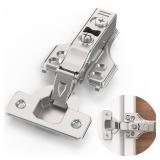 COSYCOVE 25 Pairs 50 Packs Full Overlay Cabinet Hinges,3/4 inch Face Frame Soft Close Hinges with Hydraulic Damper,Concealed 3D Adjustable for Face Frame&Frameless Cabinets - Retail: $80