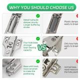 COSYCOVE 25 Pairs 50 Packs Full Overlay Cabinet Hinges,3/4 inch Face Frame Soft Close Hinges with Hydraulic Damper,Concealed 3D Adjustable for Face Frame&Frameless Cabinets - Retail: $80