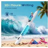 Stylus Pen for iPad 9th&11th Generation - 5X Fast Charge Digital Pen - Compatible with 2018-2025 Apple iPad Pro 11"/12.9"/M4, iPad mini 5-6 Gen, iPad Air 3/4/5/M2/M3-White - Retail: $20