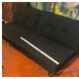 Modern Black Futon Sofa Bed 5