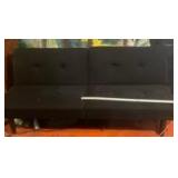 Modern Black Futon Sofa Bed 5
