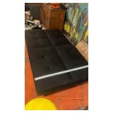 Modern Black Futon Sofa Bed 5