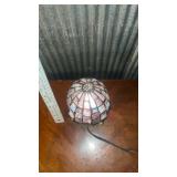 Tiffany Style Stained Glass Egg Lamp