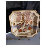 Japanese Hand-Painted Tea Set with Characters