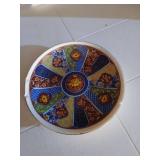 Japanese Hand-Painted Tea Set with Characters