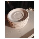 White Restaurant Dinner Plates Set