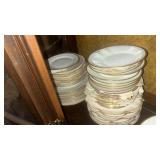 Noritake Fine China Dining Set with Gold Trim