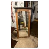 Wooden Framed Wall Mirror