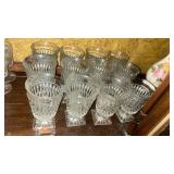 Crystal Glass Water Goblets Set of 12