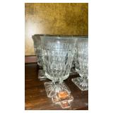 Crystal Glass Water Goblets Set of 12