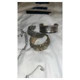 Mixed Metal Jewelry Collection with Gemstone Accents