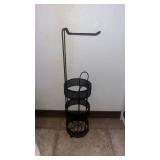 Black Metal Mesh Umbrella Stand toilet paper holder