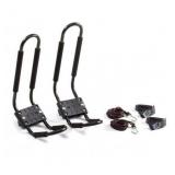 Hyper Tough Universal Roof-Mounted Black J-Rack Kayak Exterior Carrier  Straps & Hardware  4ATT03