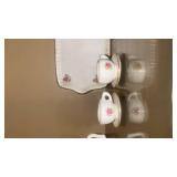 Pink Rose miniature Tea Set