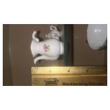 Pink Rose miniature Tea Set