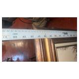 Autumn Forest River Scene Framed Artwork