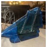 Avon America Schooner decanter.   Avon pheasant aftershave or cologne decanter