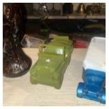 Avon \"Bucking Bronco\" cologne or aftershave bottle.  Army Jeep aftershave decanter. Avon 