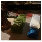 Avon \"Bucking Bronco\" cologne or aftershave bottle.  Army Jeep aftershave decanter. Avon 