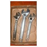 Crescent Steel Adjustable Wrench Set