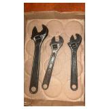 Crescent Steel Adjustable Wrench Set