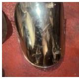 2 antique or vintage brass coal scuttles or log holder.