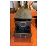 Metal 2 File Cabinet drawers