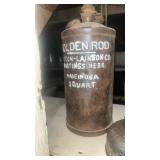 Old Industrial Oil Cans Collection - Golden Rod & Rainoyl
