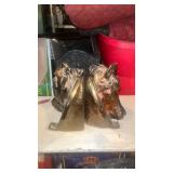 Bronze Horse Head Bookends