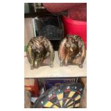 Bronze Horse Head Bookends