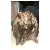 Bronze Horse Head Bookends
