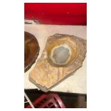 Natural Polished Smoky Quartz Crystal ashtrays