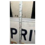 Private Property Controlled Shooting Area Sign