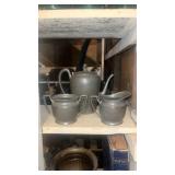 Pewter Tea Service Set