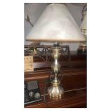 Traditional Table Lamp with Tassel Trim Shade and accent lamp