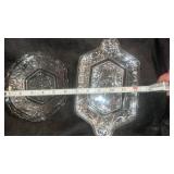 Indiana Glass Tiara Sandwich Clear Glass Dishes.