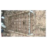 vintage full size bed with box springs victorian style