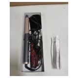 MQUPIN Rotating Curling Iron 1 1/4 inch Professional Automatic Wave Hair Curling Wand for Women, Dual Ceramic Voltage Fast Heating Hair Curlers for All Hair (1.25 INCH, Rose Gold) - Retail: $15