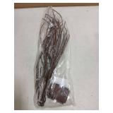 Hairui Lighted Brown Branches Battery Operated with Timer 30IN 100 LED Fairy Lights, Willow Branch Lights for Home Bedroom Fireplace Christmas Holiday Decoration Indoor Outdoor Use (Vase Excluded) - R