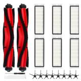 Q5 Replacement Accessories Kit Compatible with Roborock Q5 / Q5+ Plus Robot Vacuum, 2 Main Brushes, 6 Washable Filters, 8 Side Brushes, 1 Cleaning Tool, 1 Screwdriver (Not for Q5 Max / Q5 Pro) - Retai