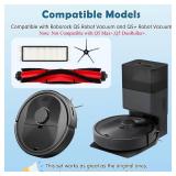 Q5 Replacement Accessories Kit Compatible with Roborock Q5 / Q5+ Plus Robot Vacuum, 2 Main Brushes, 6 Washable Filters, 8 Side Brushes, 1 Cleaning Tool, 1 Screwdriver (Not for Q5 Max / Q5 Pro) - Retai