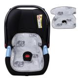 LITTOBEBE Piddle Pad, Car Seat Potty Training Protector, Baby Waterproof Car Seat Cover with Anti-Slip Backing, Machine Washable Liner for Toddler Carseat, Stroller (Gray) - Retail: $13