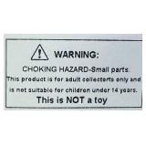 Classics by Handley Dollhouse Miniature White Slatted Nursery Crib with Pink Fabric - Retail: $24