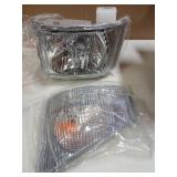 Jecoupoon Left Driver Side Headlight Assembly w/Corner Lamp Compatible with NPR NPR-HD NQR NRR 2008-2020 8975851712 - Retail: $63