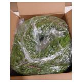 WBHome 2 PCS 9FT Real Touch Norfolk Pine Christmas Garland, Winter Greenery Garland for Christmas, Holiday Seasonal Outdoor/Indoor Home Decor - Retail: $40